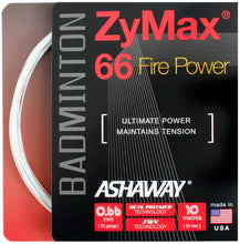 Ashaway Fire Power 66 - Badminton restring (white only)