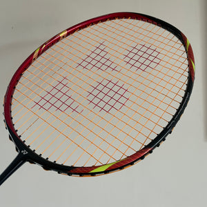 Yonex BG80 Power (0.68mm) - Badminton Restring (colours: blue and orange)