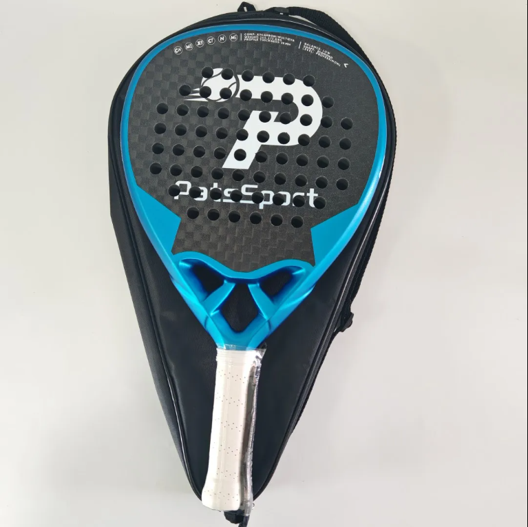 Padel racket - 12K Carbon Fiber EVA Core with Carry Bag