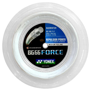 Yonex BG66 Force (0.65mm) - Badminton Restring