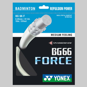 Yonex BG66 Force (0.65mm) - Badminton Restring