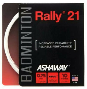 Ashaway Rally 21 (0.75mm) - Badminton restring