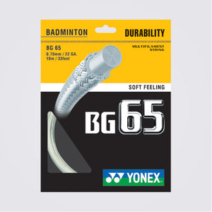 Yonex BG65 (0.70mm) - Badminton Restring