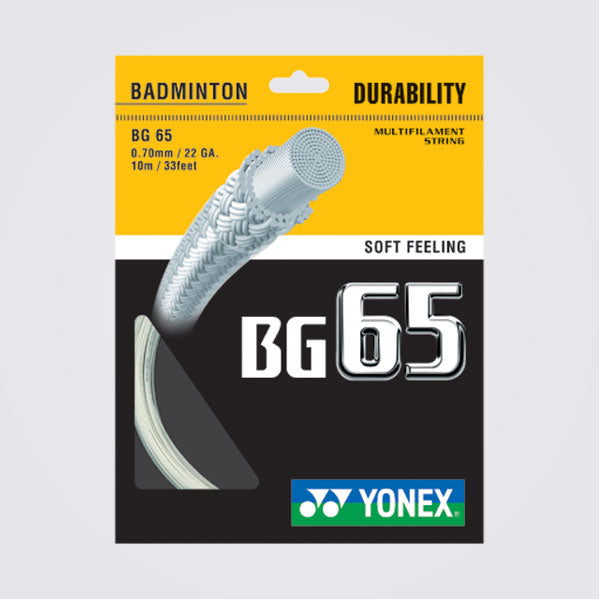 Yonex BG65 (0.70mm) - Badminton Restring