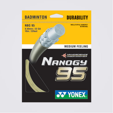 Yonex NBG 95 (0.69mm) -  Badminton Restring