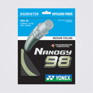 Yonex Nanology 98 (0.66mm) - Badminton Restring