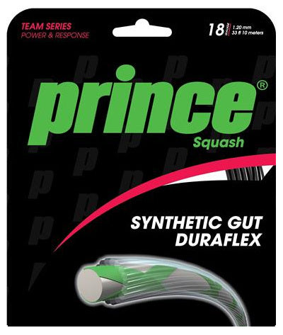 Prince Synthetic Gut Duraflex 17 (1.25mm) - Squash restring